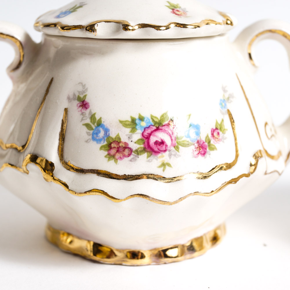 Miniature Ceramic Tea Set