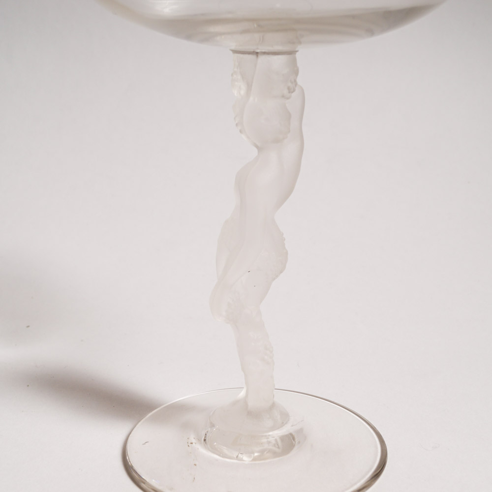 Bayel "Bacchante" Crystal Figural Coupes