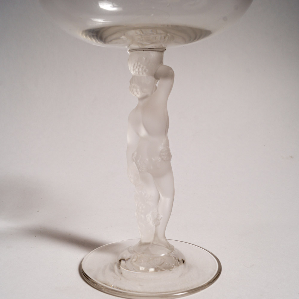 Bayel "Bacchante" Crystal Figural Coupes