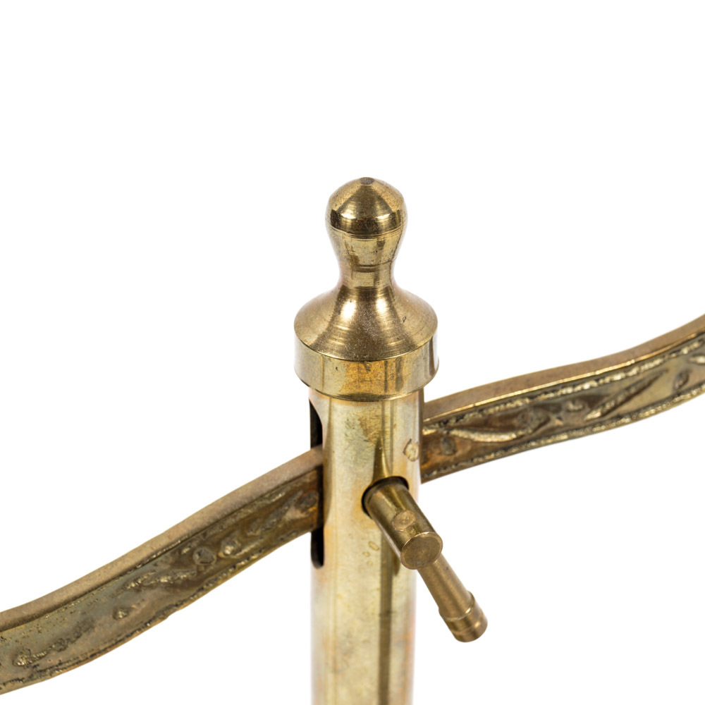 Brass Scale and Duck Trinket Box