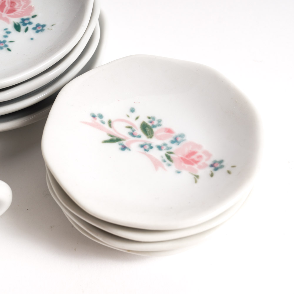 Children's Ceramic Tea Set and Precious Moments Mug