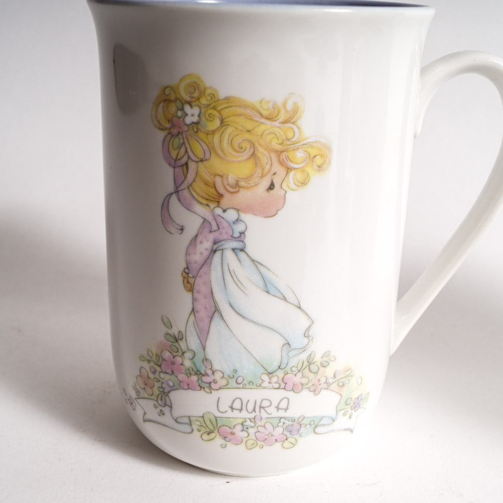 Children's Ceramic Tea Set and Precious Moments Mug