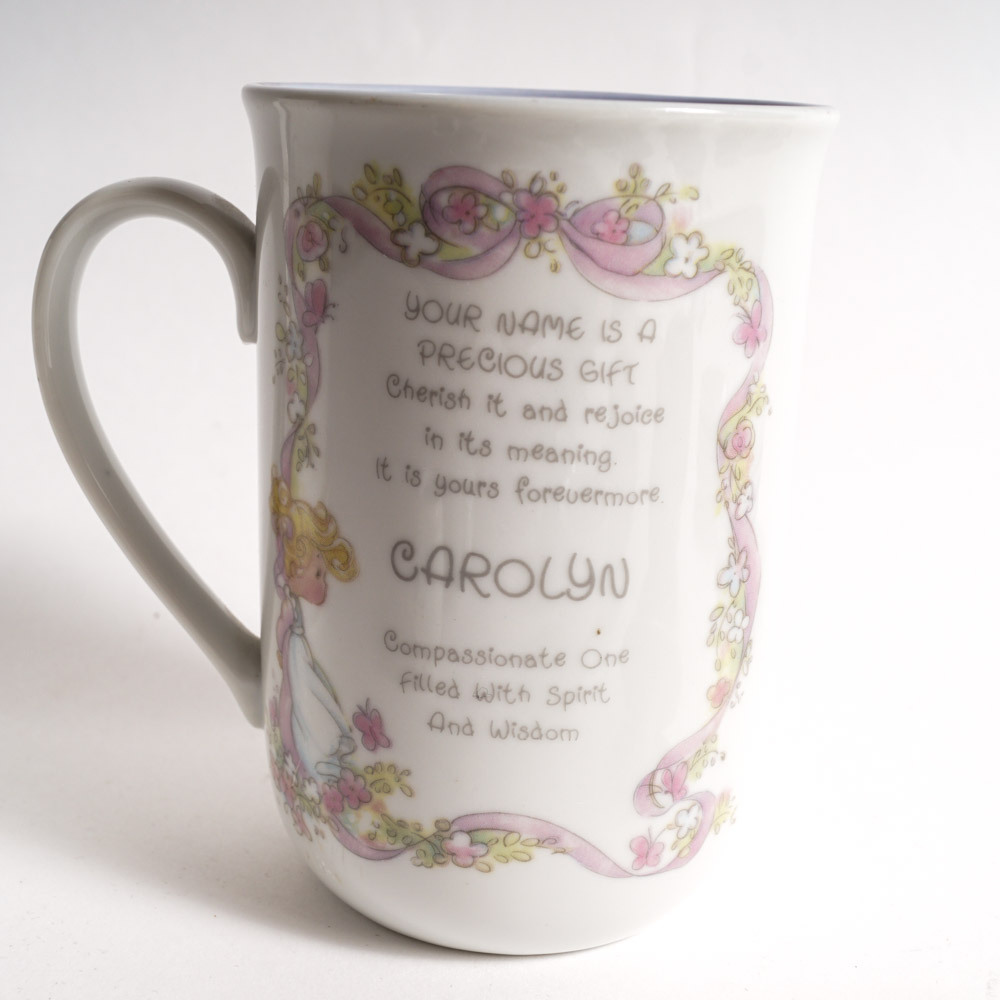 Children's Ceramic Tea Set and Precious Moments Mug