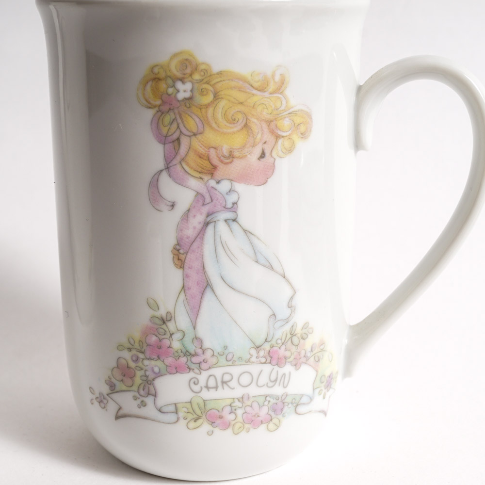 Children's Ceramic Tea Set and Precious Moments Mug