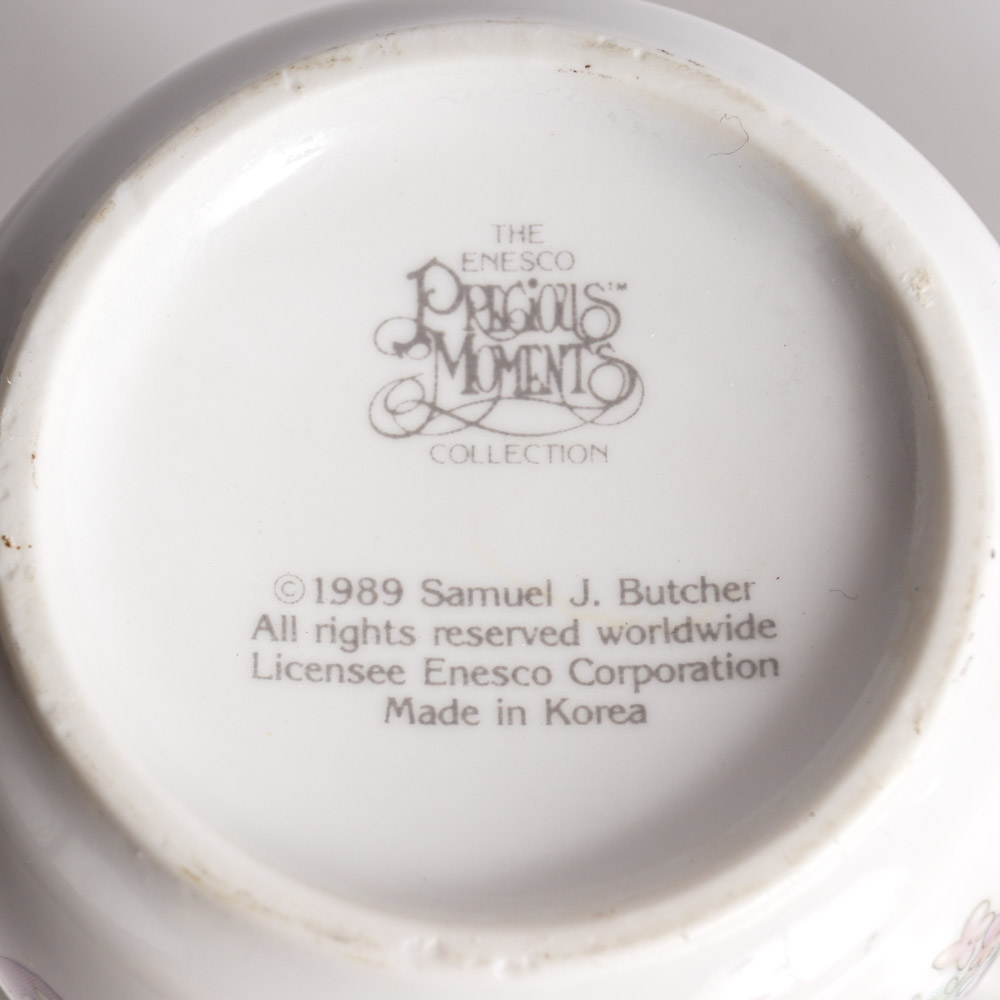 Children's Ceramic Tea Set and Precious Moments Mug