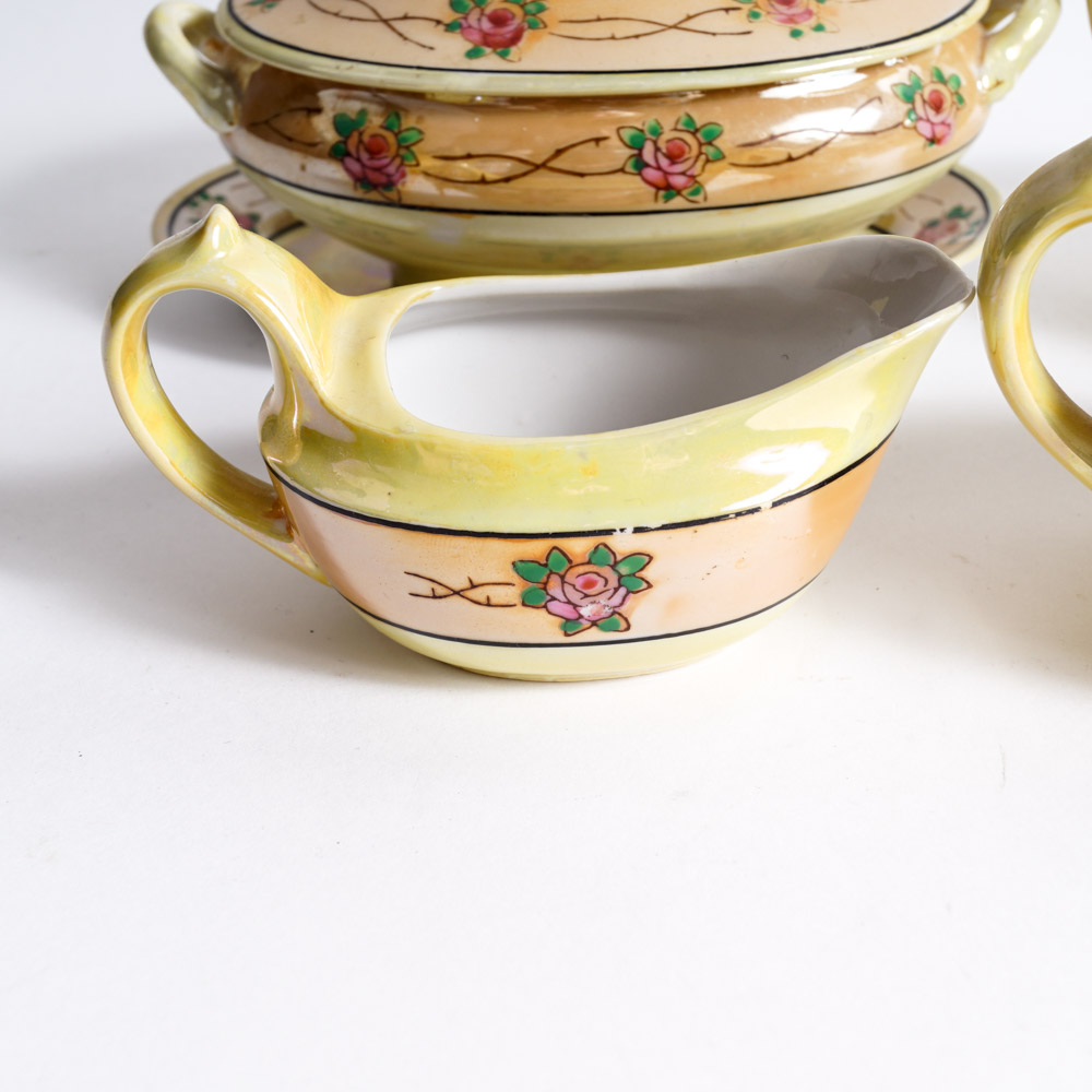 Vintage Japanese Luster Children's Play Tea Service