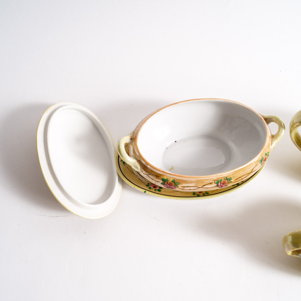 Vintage Japanese Luster Children's Play Tea Service