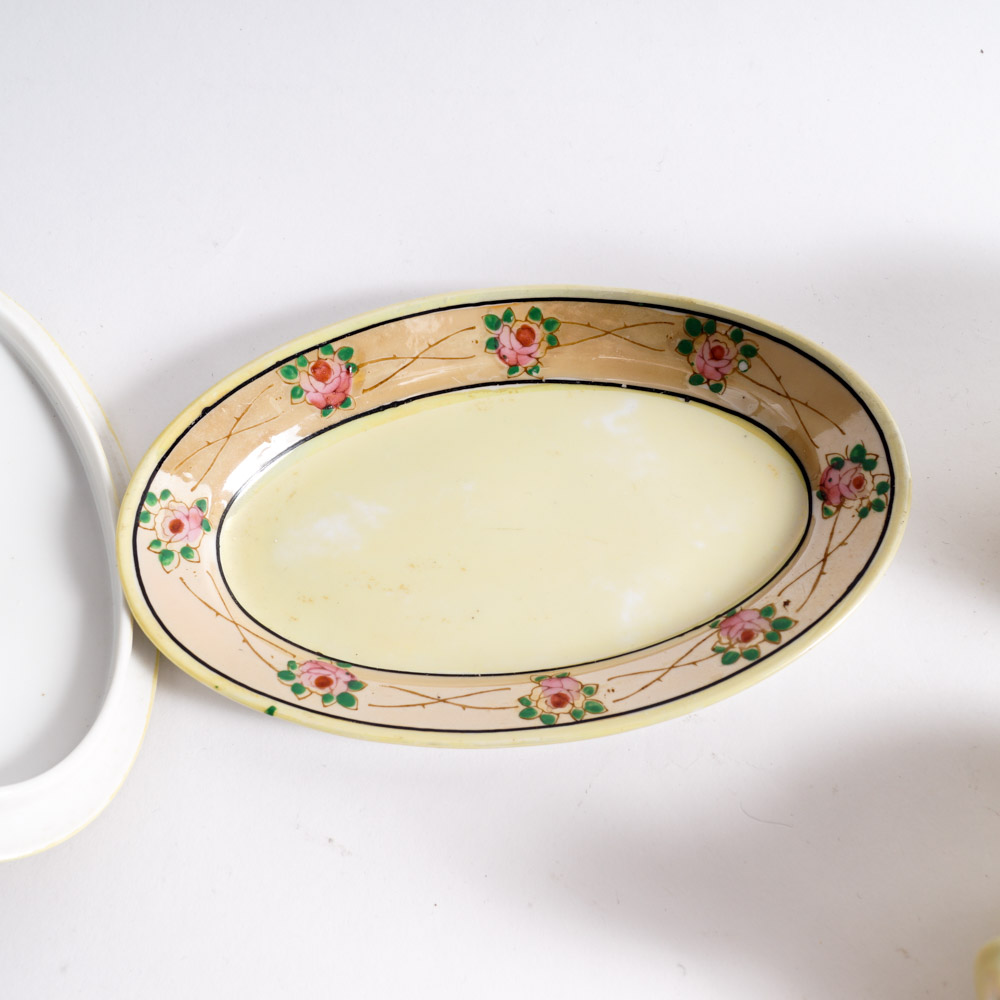 Vintage Japanese Luster Children's Play Tea Service