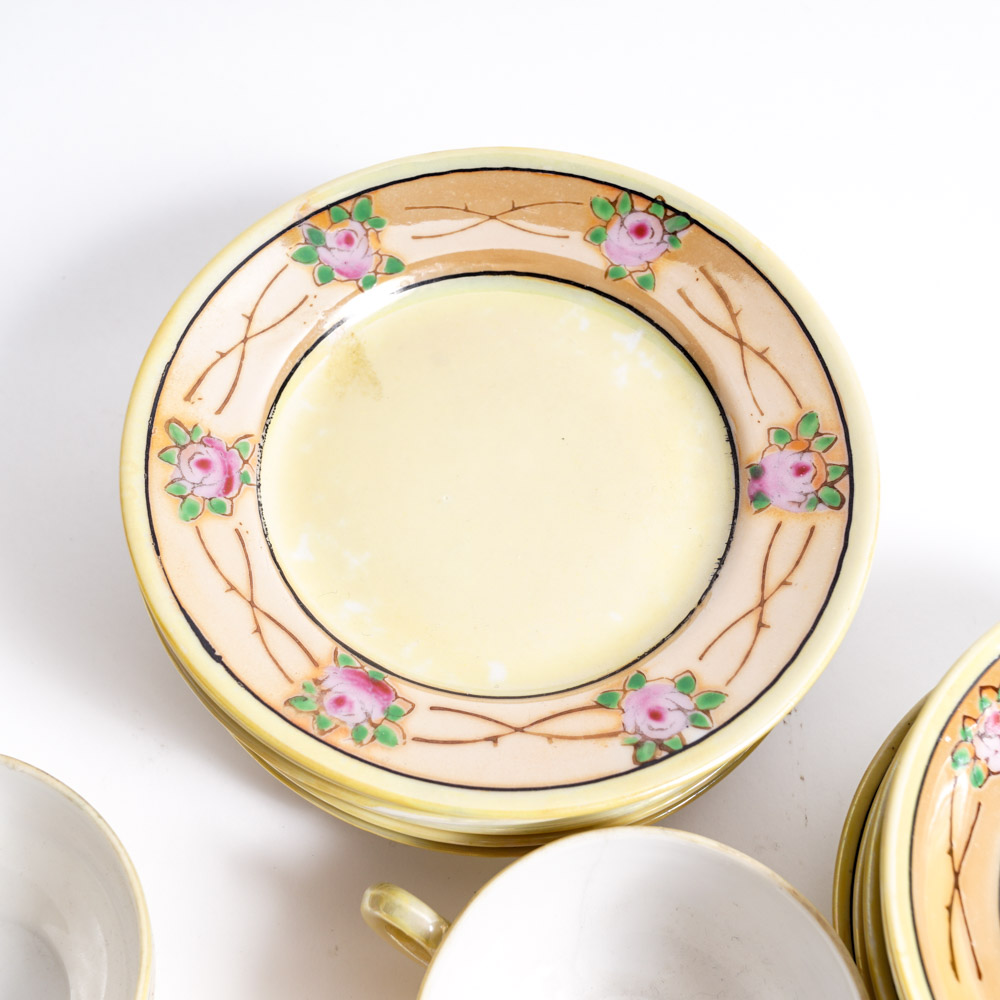 Vintage Japanese Luster Children's Play Tea Service