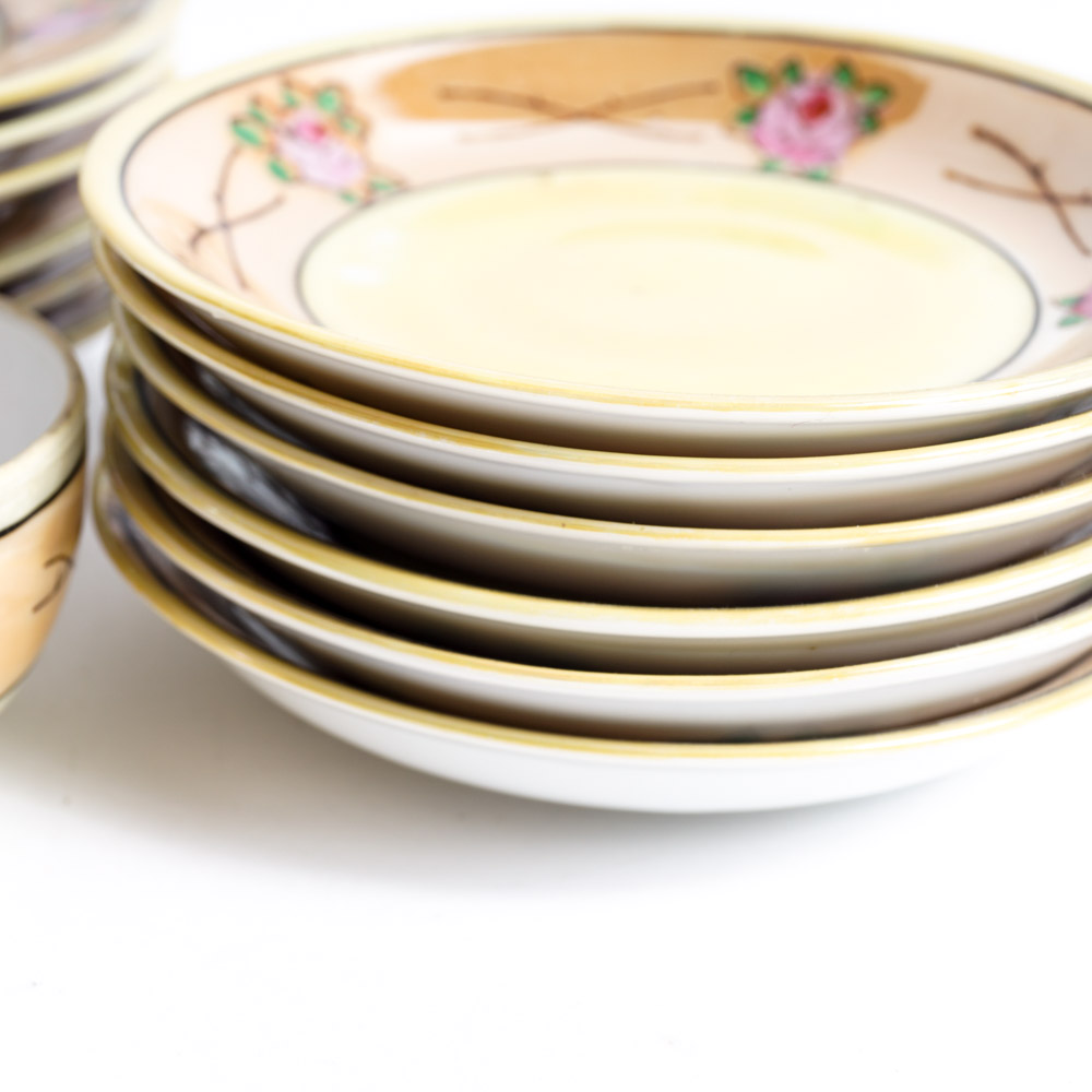 Vintage Japanese Luster Children's Play Tea Service