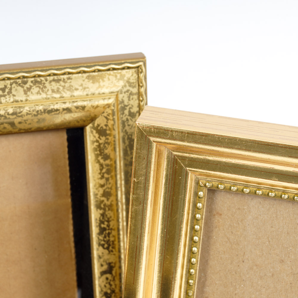 Small Gold-Tone Picture Frames