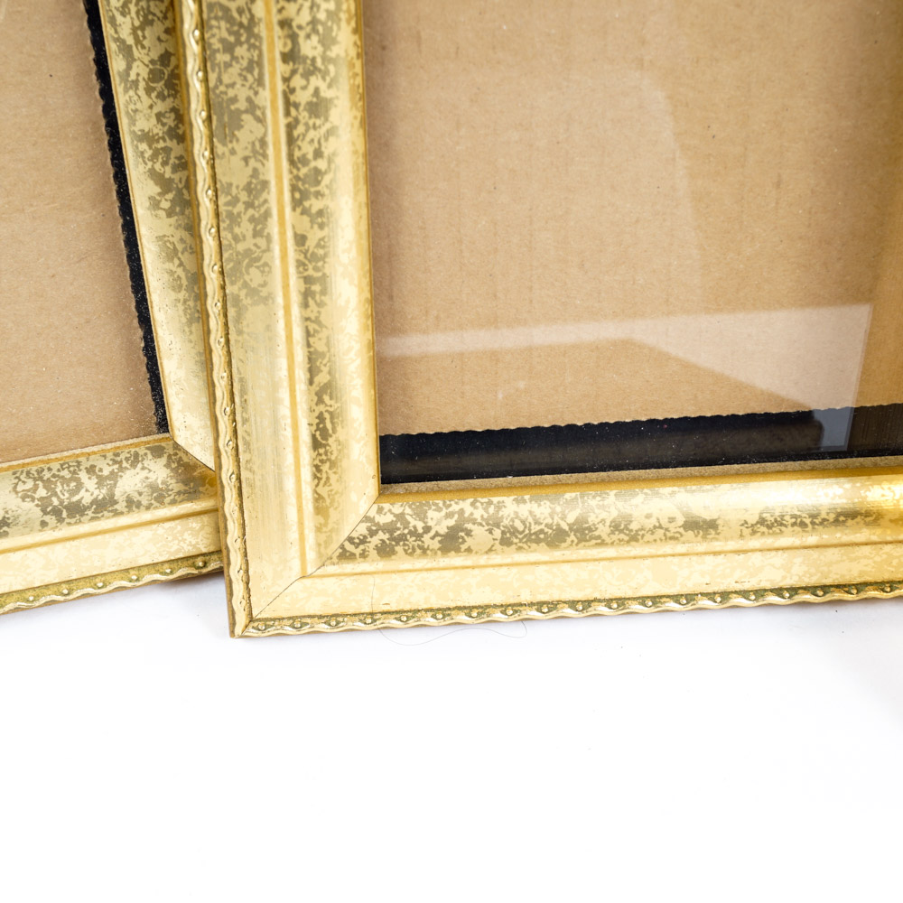 Small Gold-Tone Picture Frames
