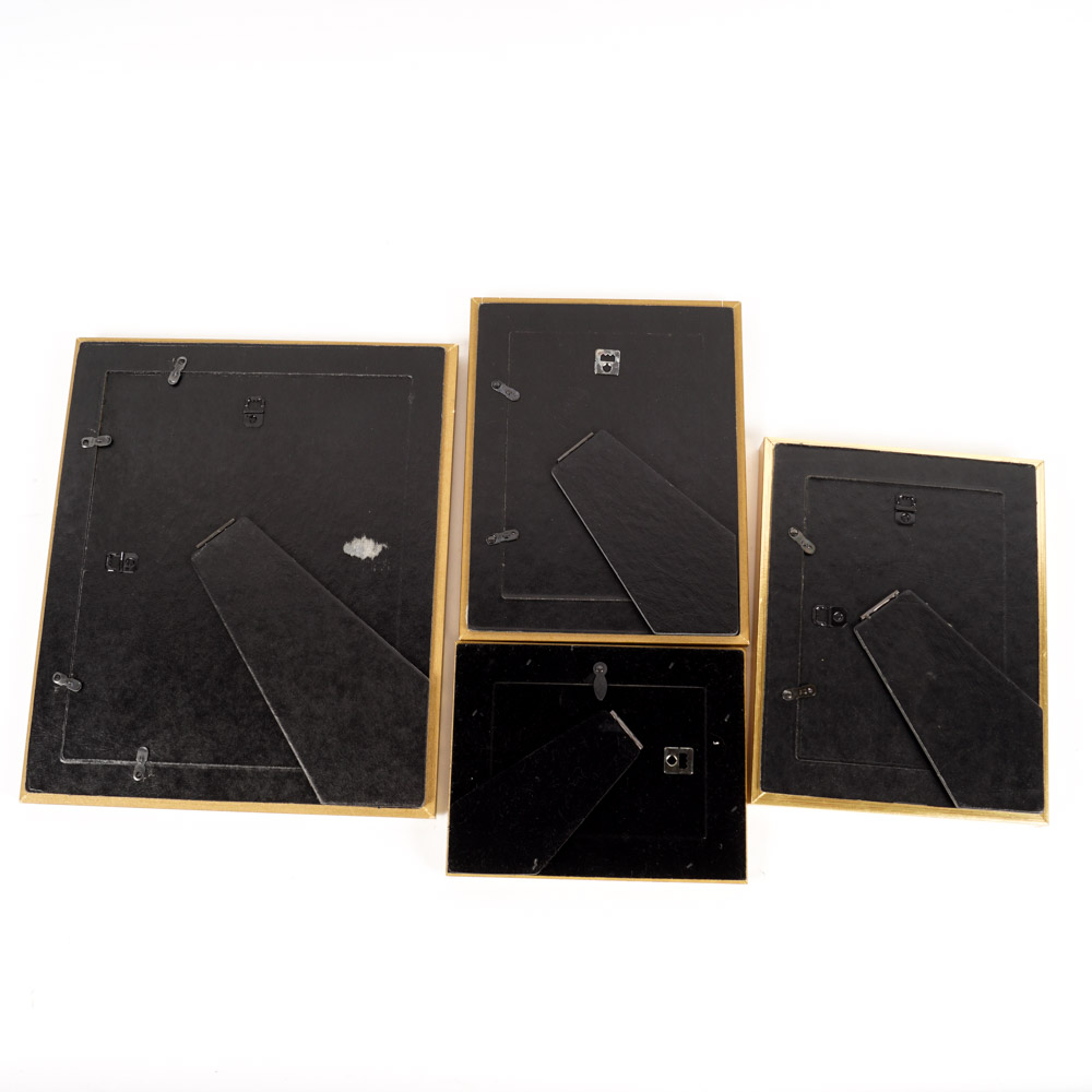 Small Gold-Tone Picture Frames