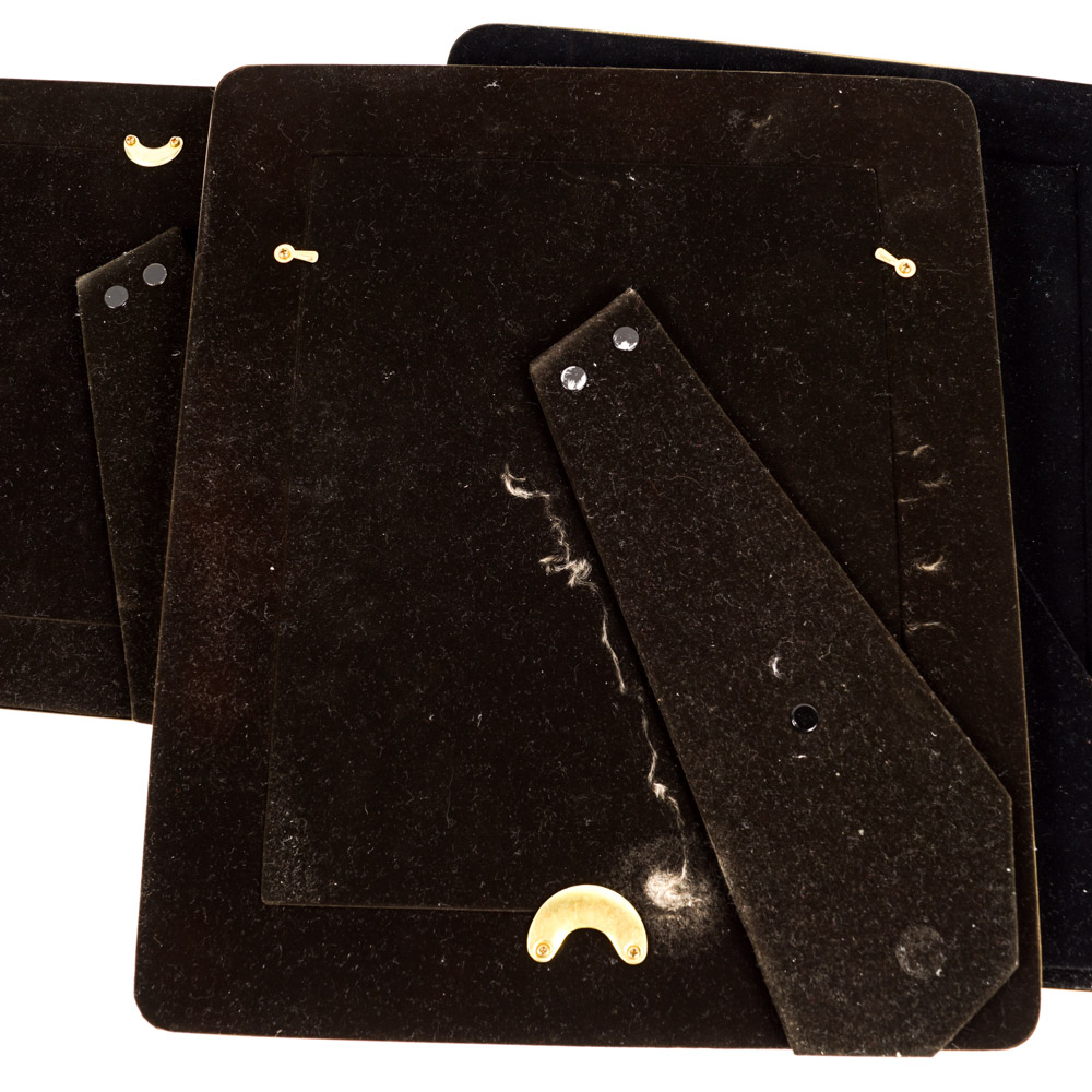 Collection of Brass Tone Picture Frames