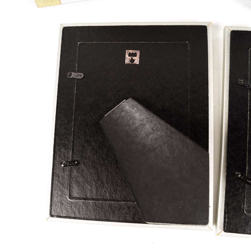 Collection of Silver-Tone Picture Frames