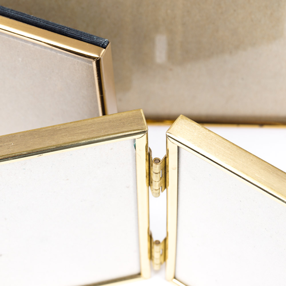 Collection of Brass Picture Frames