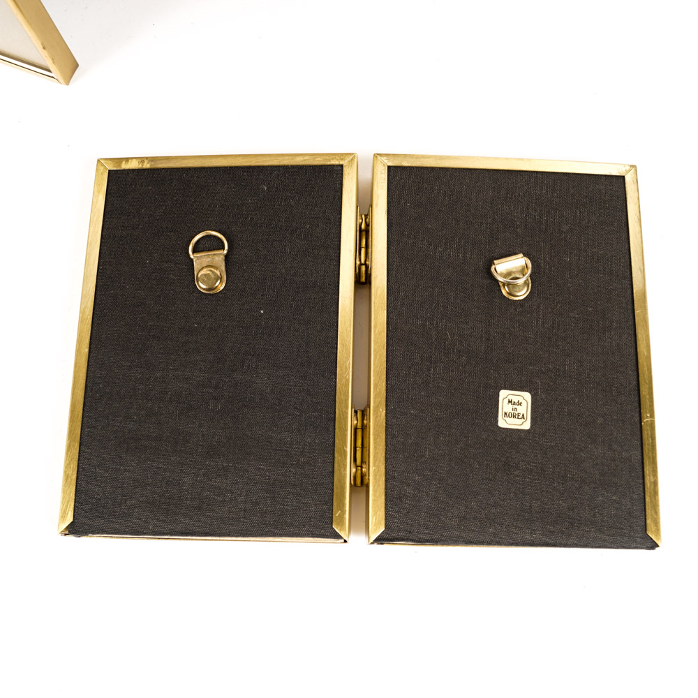 Collection of Brass Picture Frames