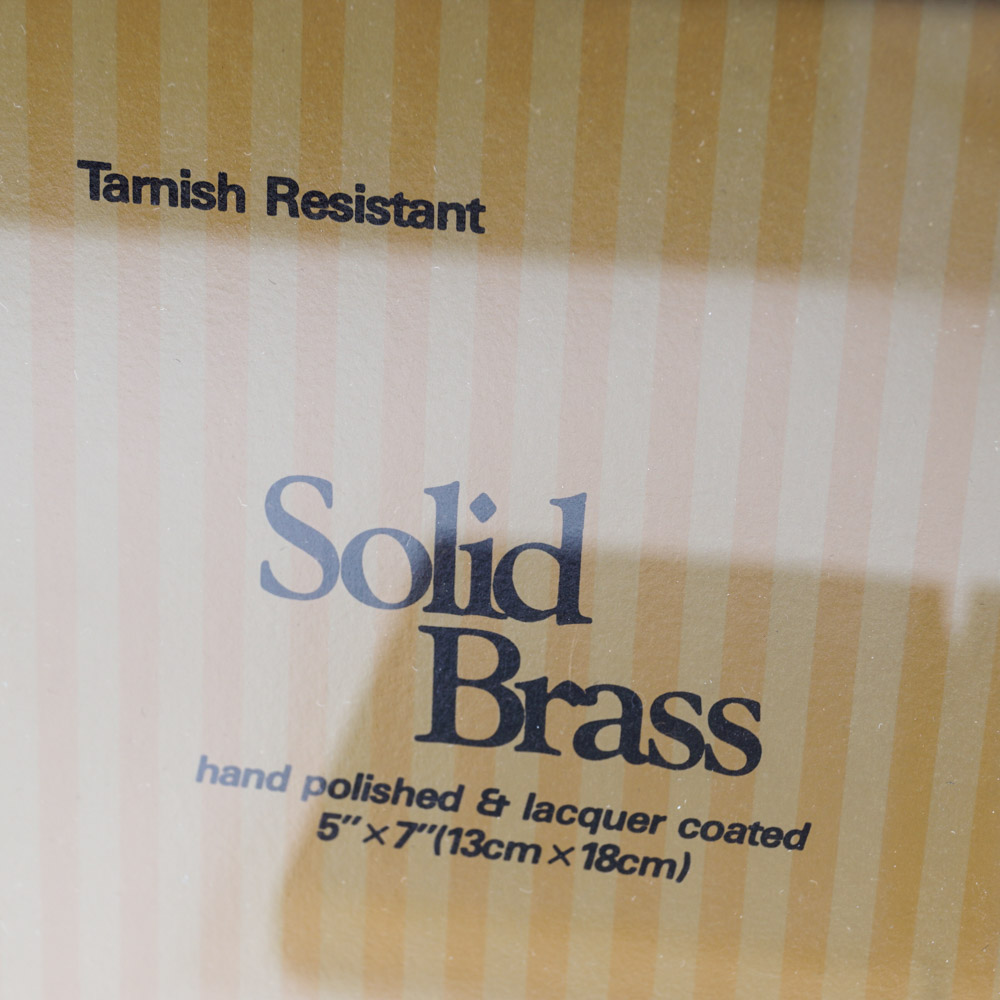 Collection of Brass Picture Frames