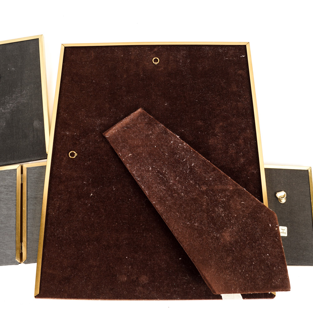 Collection of Brass Picture Frames