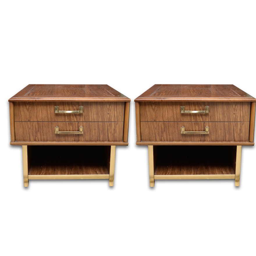 Mid Century Modern Laminate End Tables