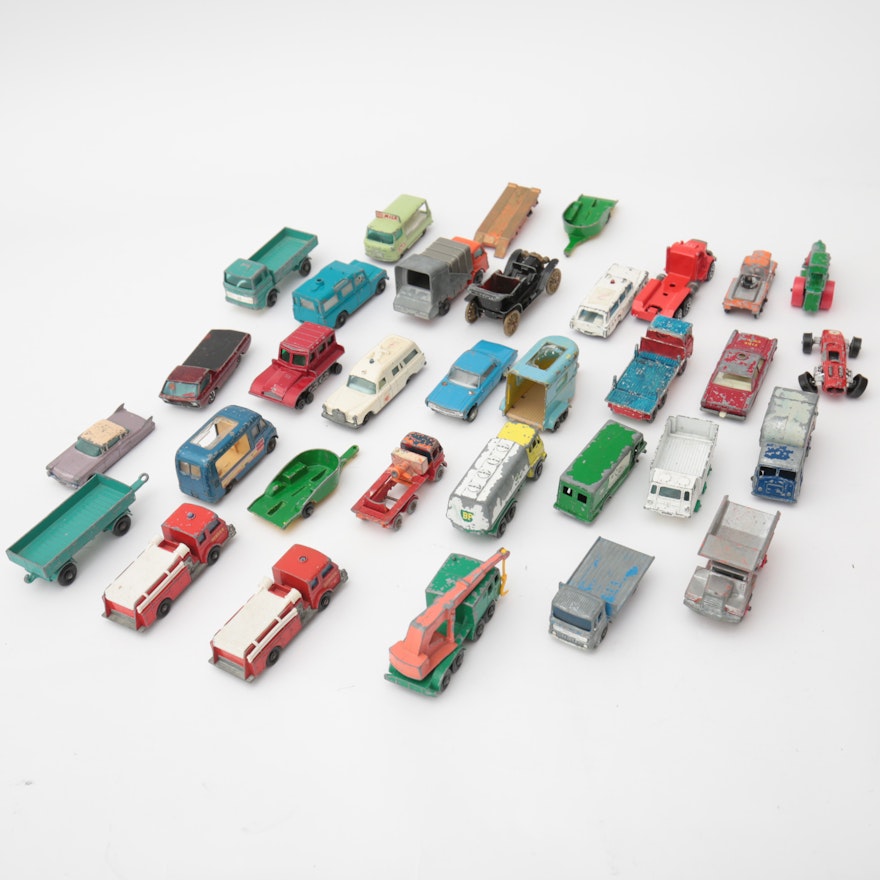 Collection of Vintage Matchbox Cars