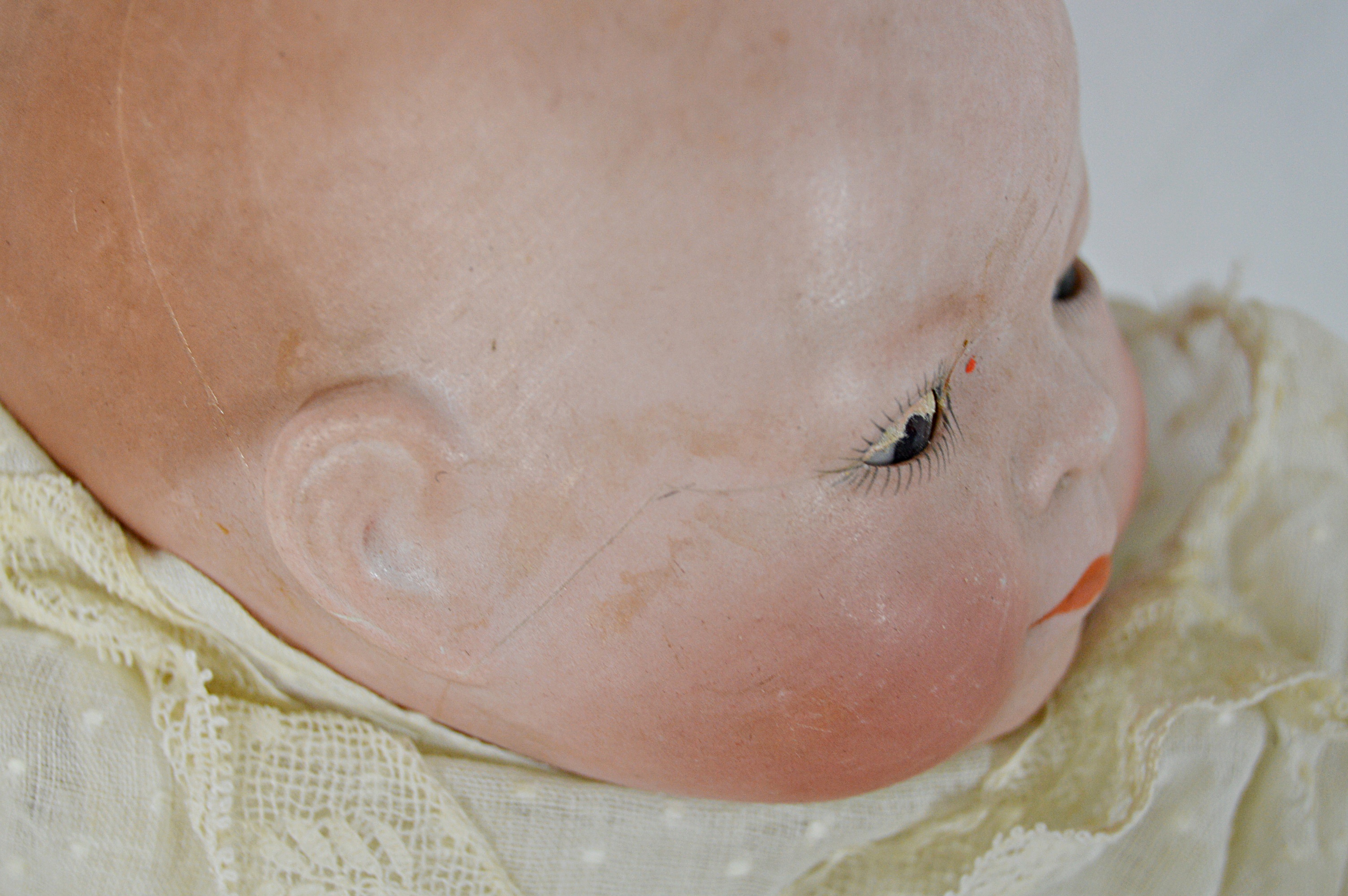 Antique Bye-Lo Bisque Head Baby Dolls