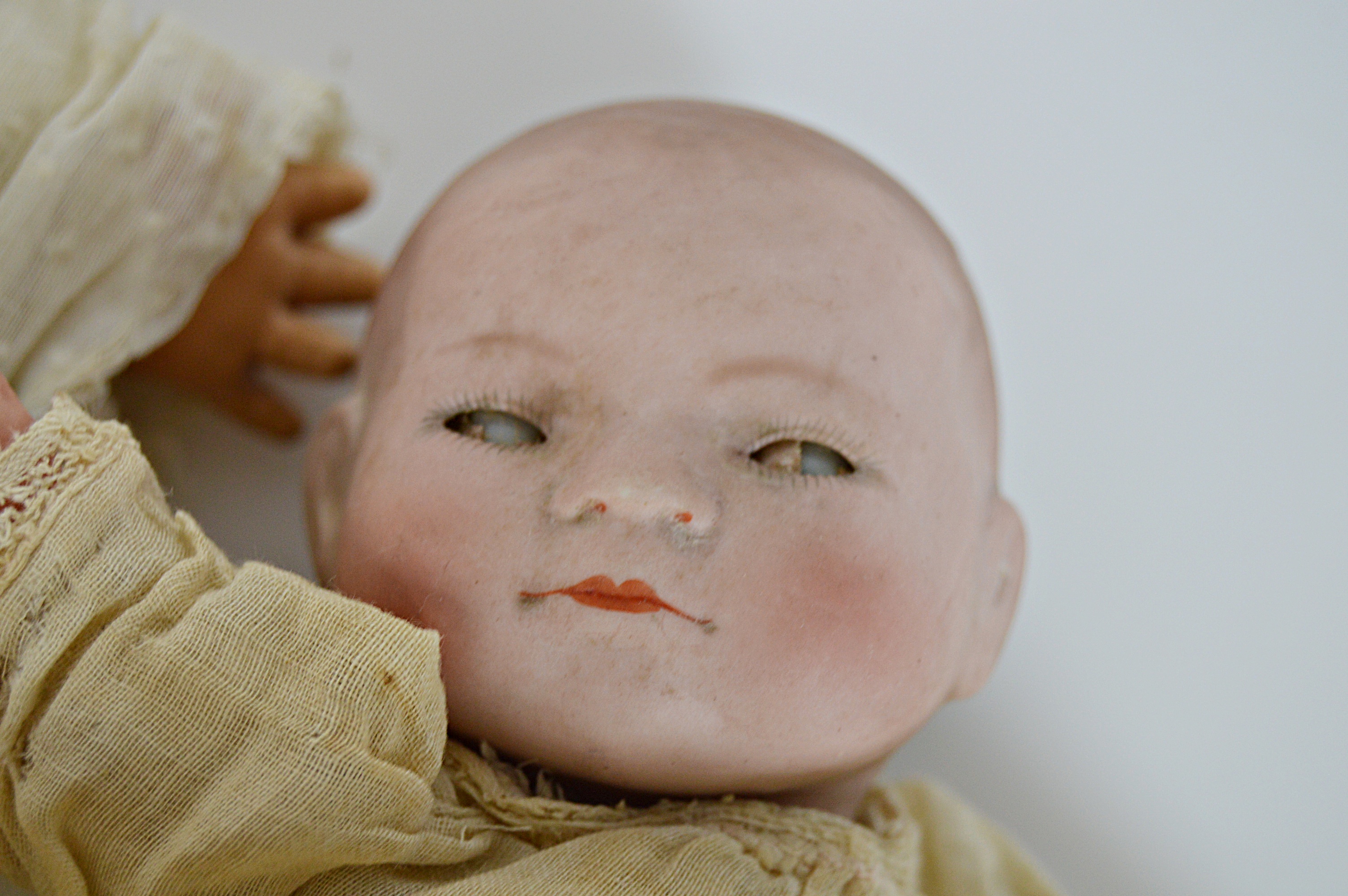 Antique Bye-Lo Bisque Head Baby Dolls