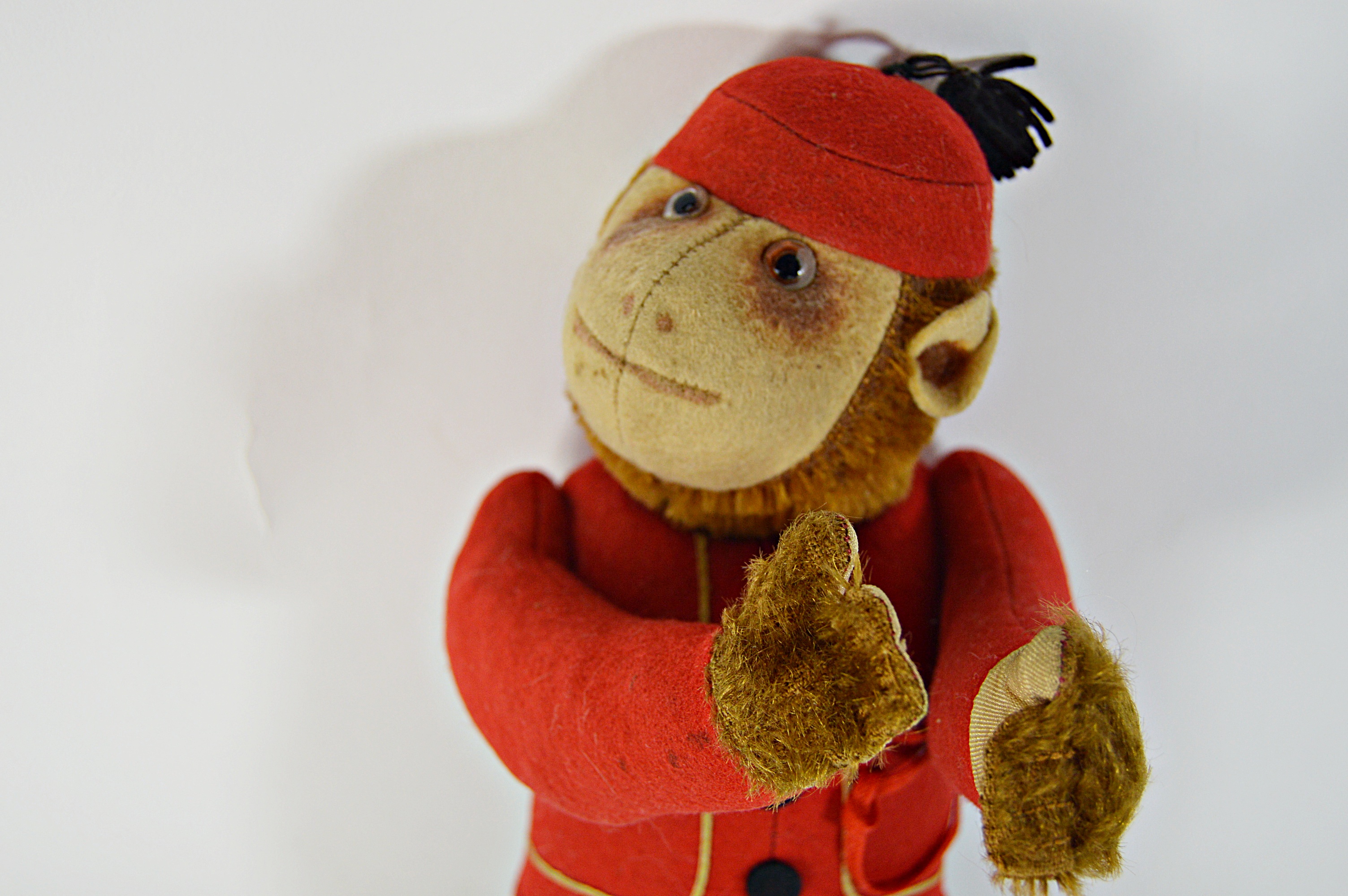 Vintage Mohair and Felt Chimp Doll