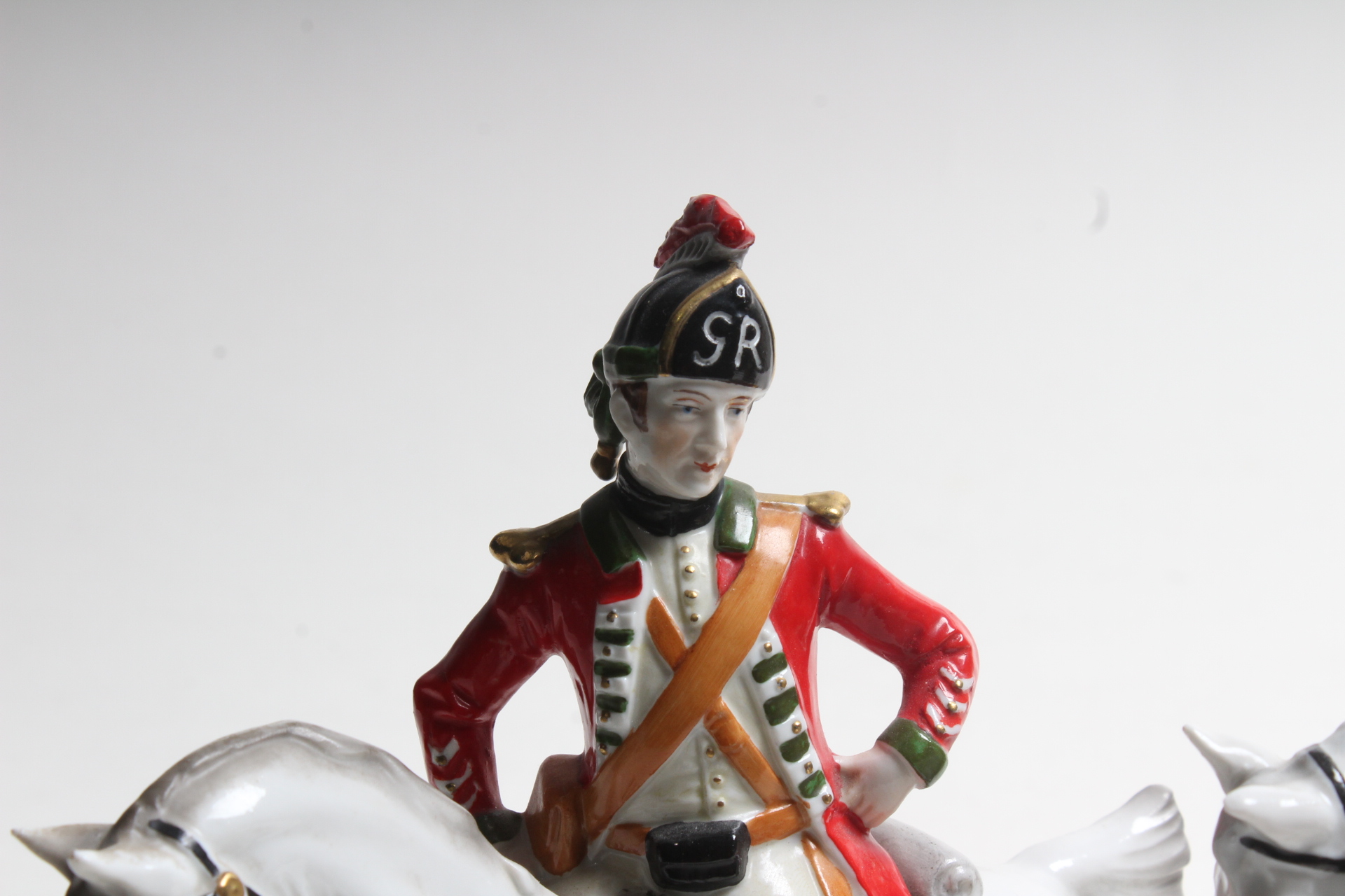 Sitzendorf Soldiers on Horseback