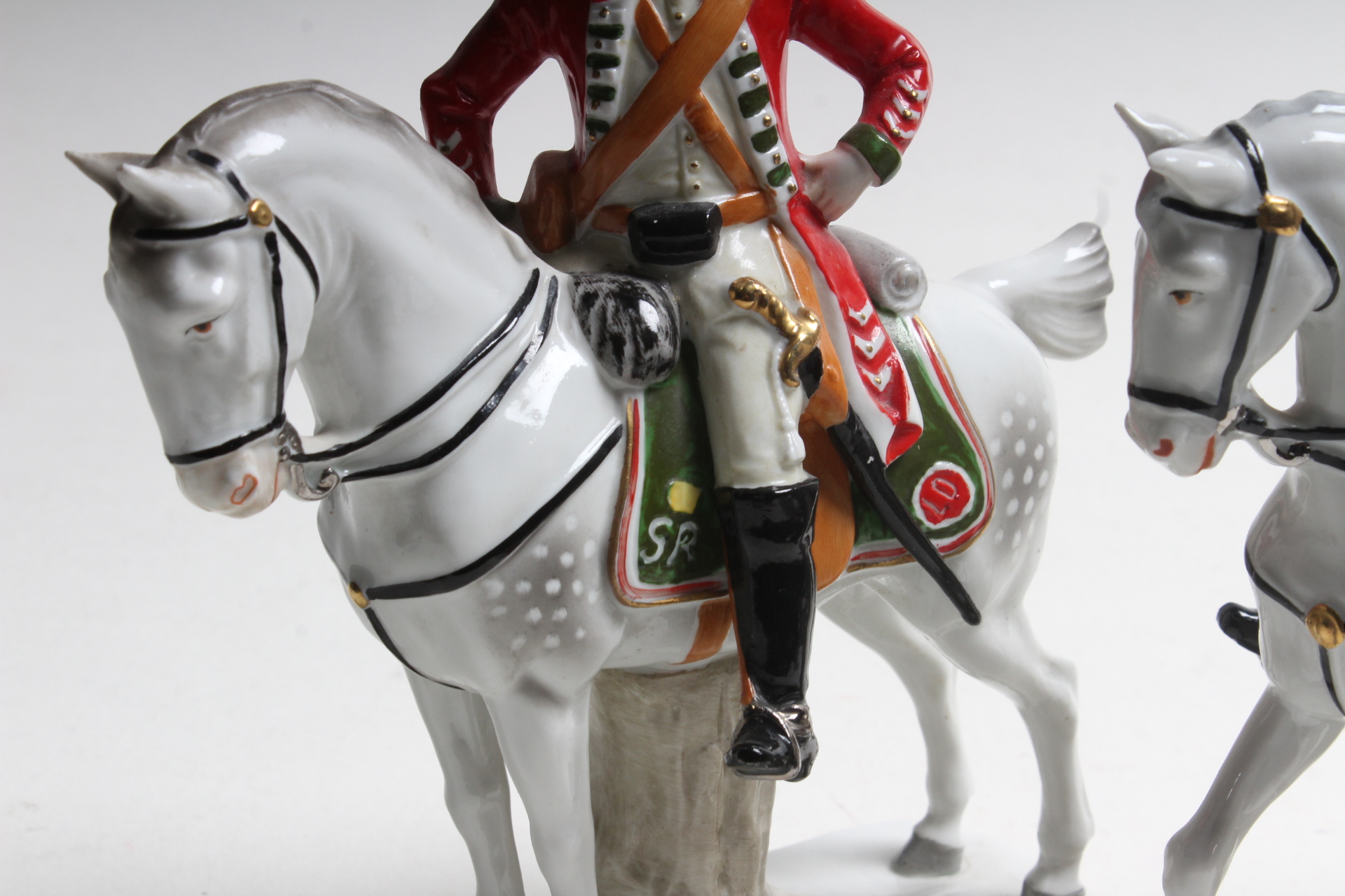 Sitzendorf Soldiers on Horseback