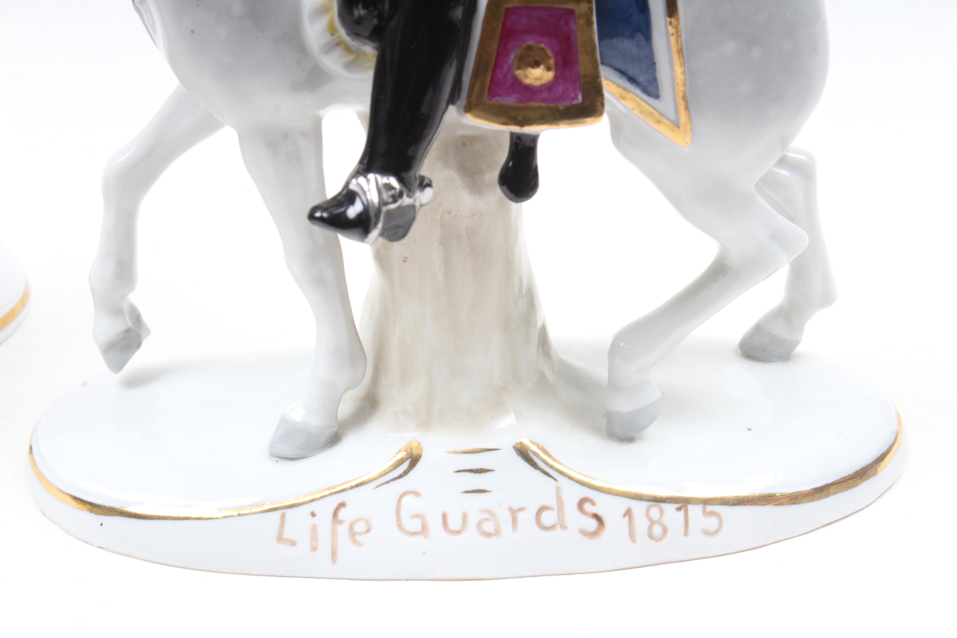 Sitzendorf Soldiers on Horseback