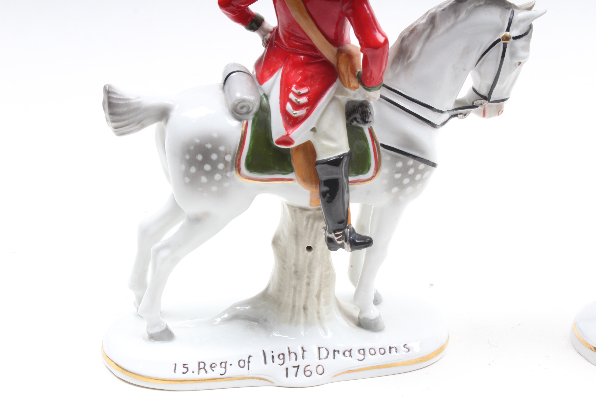 Sitzendorf Soldiers on Horseback