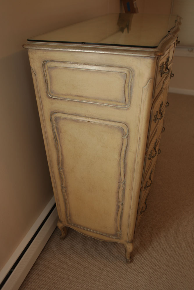 Vintage French Provincial Style Chest of Drawers by Hale