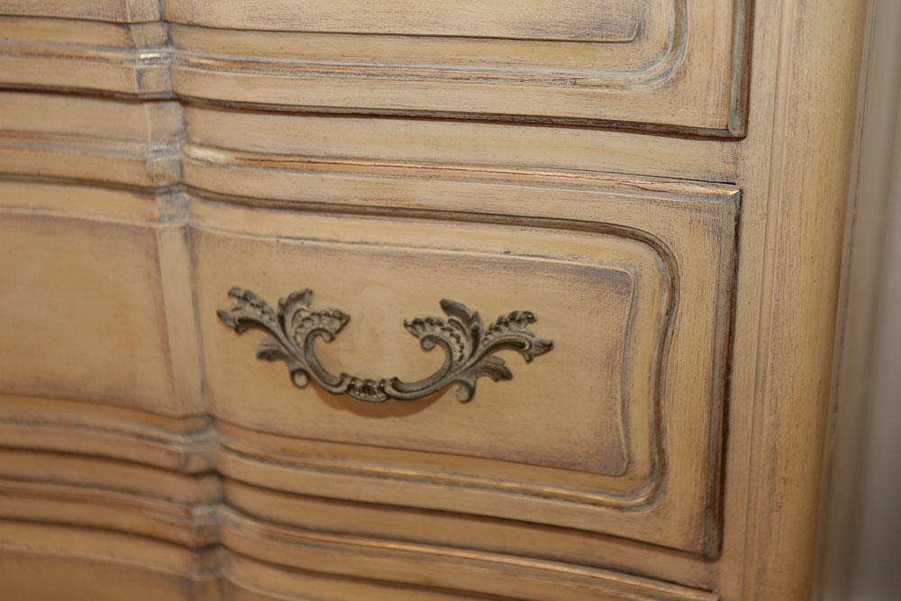 Vintage French Provincial Style Chest of Drawers by Hale