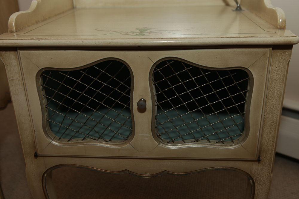 Vintage Provincial Style Nightstands by Hale