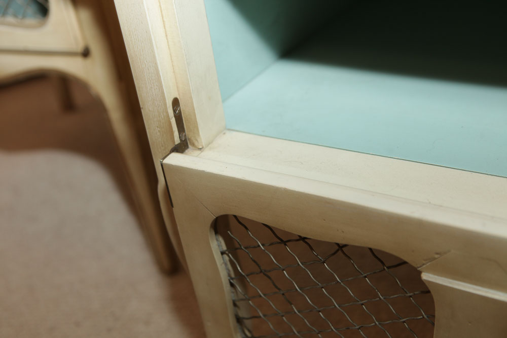 Vintage Provincial Style Nightstands by Hale