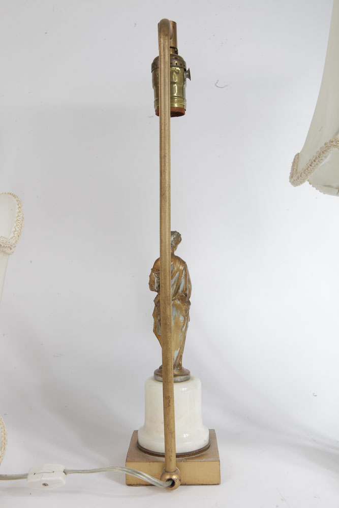 Pair of Neo-Classical Style Figural Table Lamps