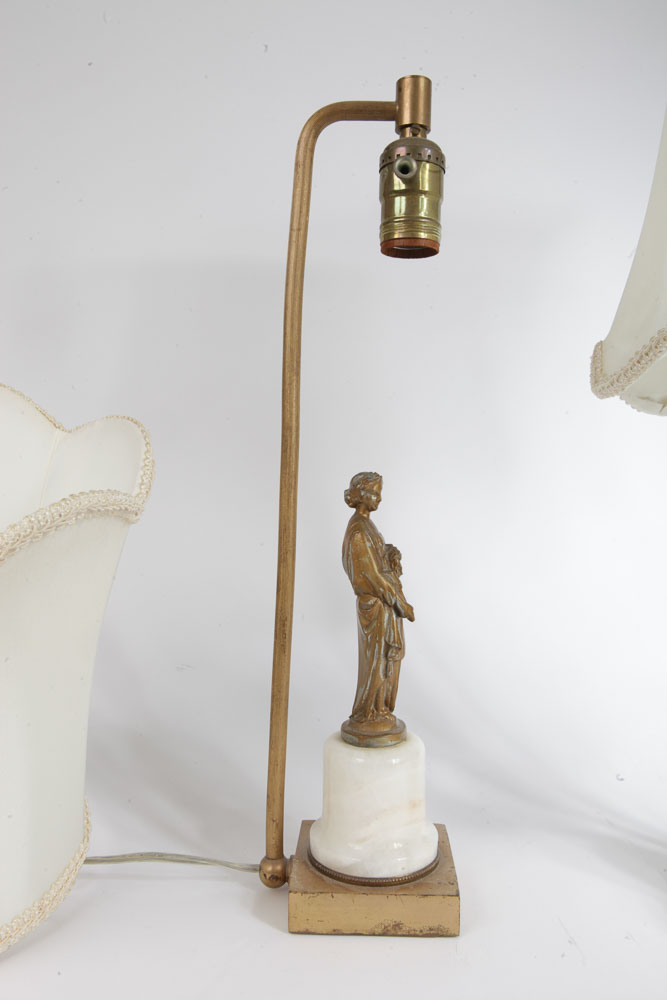 Pair of Neo-Classical Style Figural Table Lamps