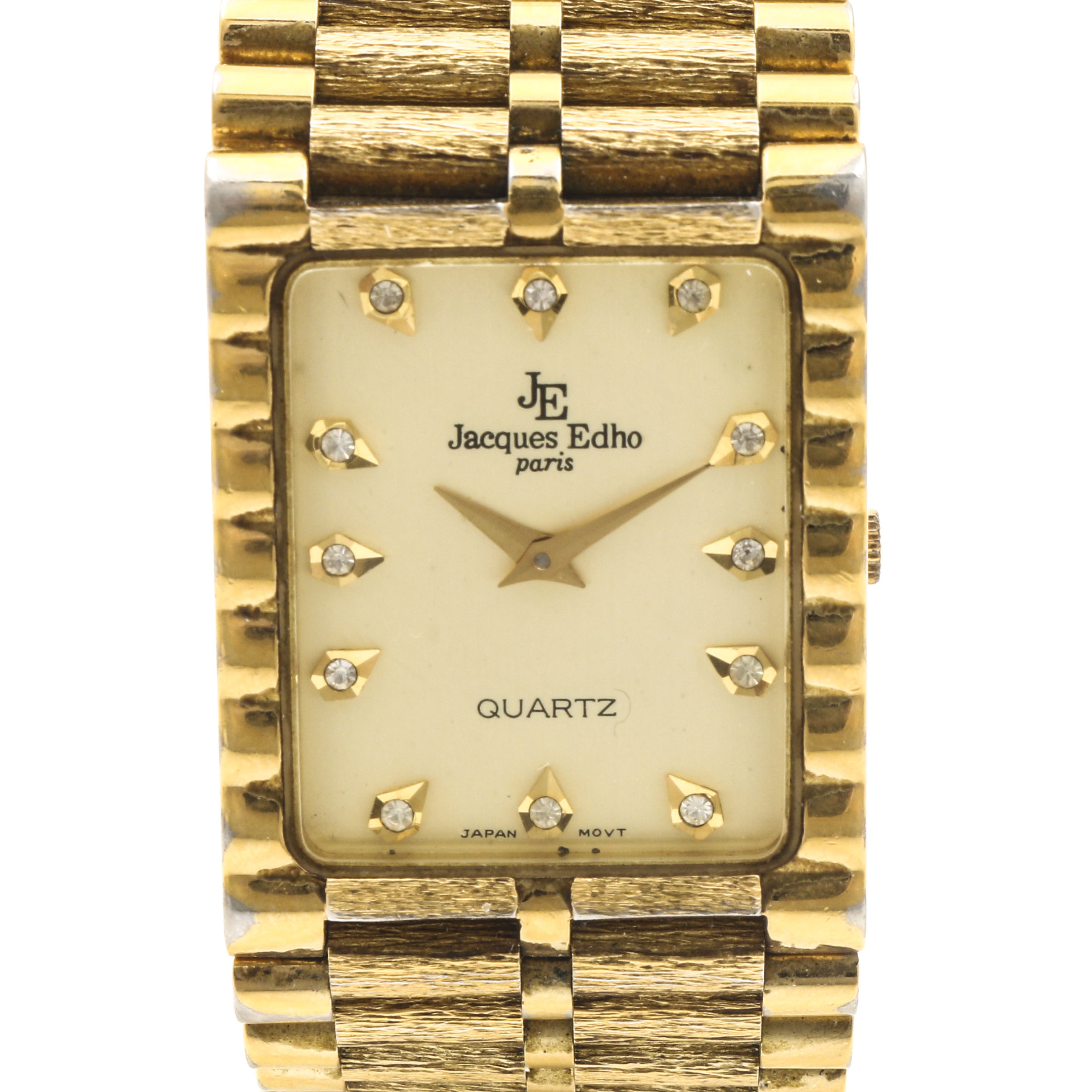 Jacques Edho Gold Tone Stainless Steel Wristwatch EBTH