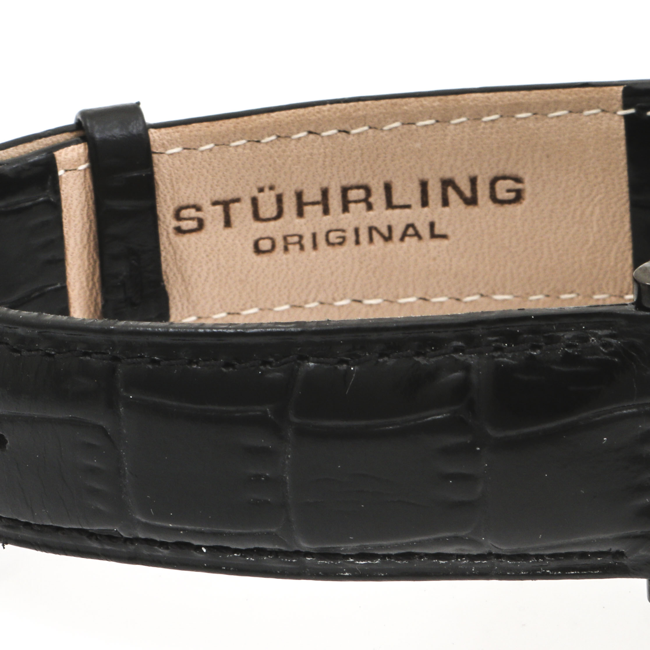 Stuhrling Stainless Steel Skeleton Watch