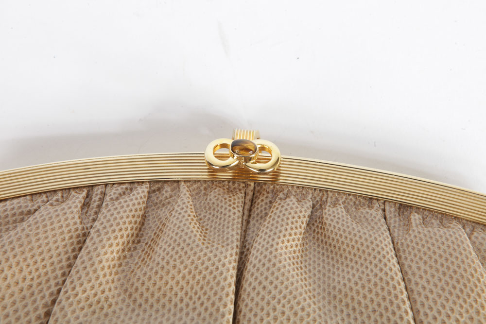 Judith Lieber Snakeskin Clutch Purses