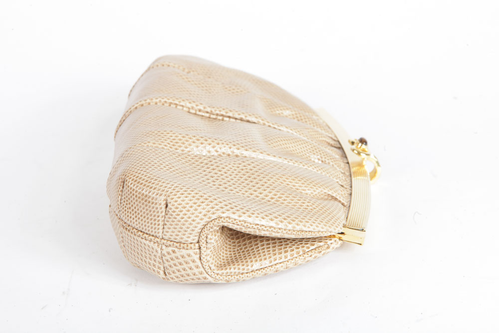 Judith Lieber Snakeskin Clutch Purses
