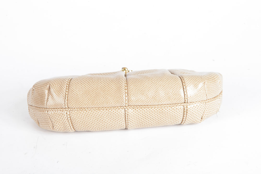 Judith Lieber Snakeskin Clutch Purses