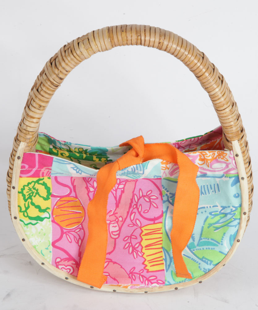 Pair of Basket Purses Including Lilly Pulitzer