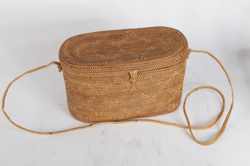 Pair of Basket Purses Including Lilly Pulitzer