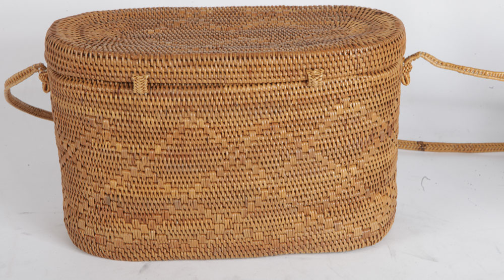 Pair of Basket Purses Including Lilly Pulitzer