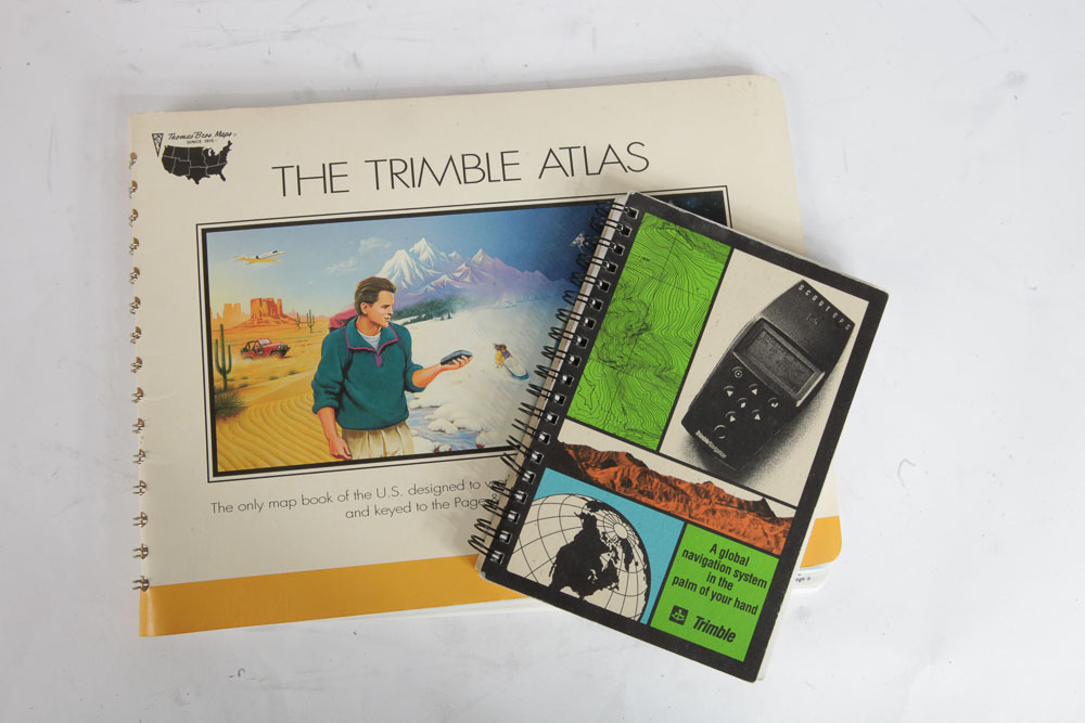 Trimble Navigation Scout GPS and Vintage Flashlight