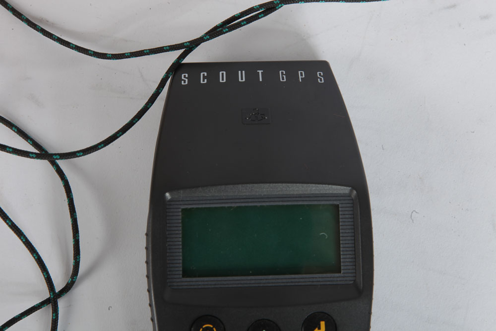 Trimble Navigation Scout GPS and Vintage Flashlight