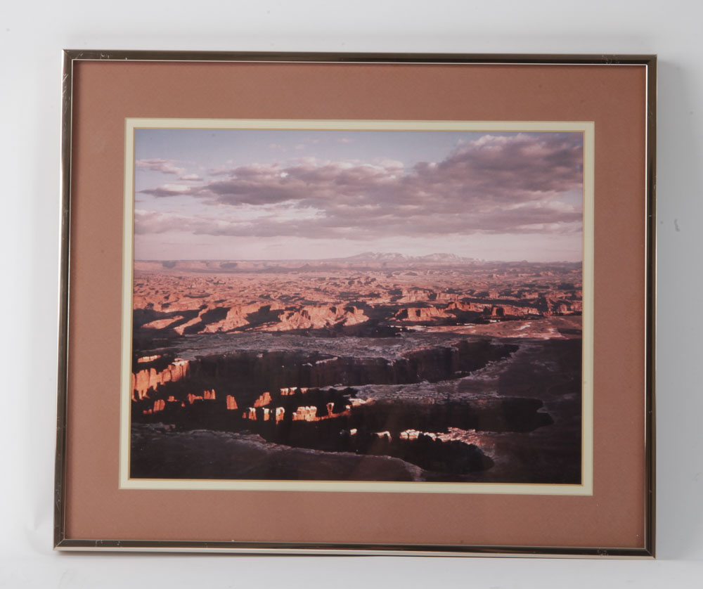 Color Photographs of Canyon Scenes