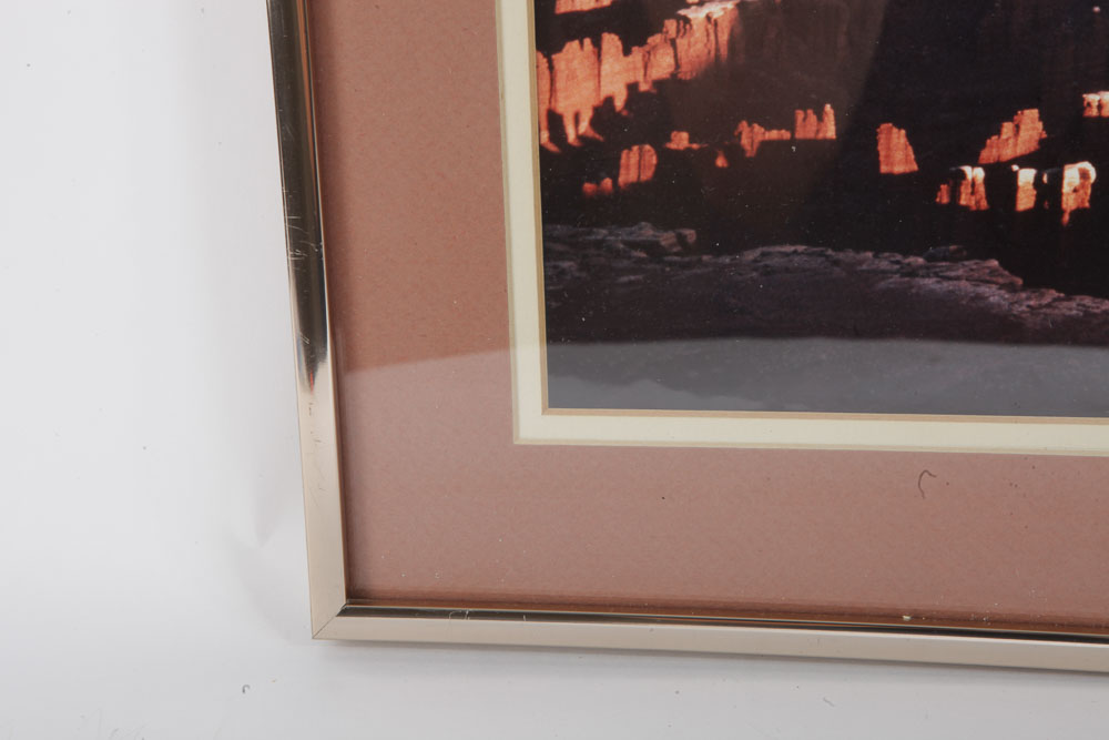 Color Photographs of Canyon Scenes